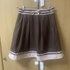 ロディスポット　茶ピンクスカートのサムネイル