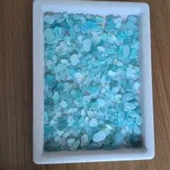 シーグラス 水色系ミックス 大量セット