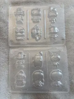 なかよしシールグミ　型　グミトレー　サンリオ　不二家ペコちゃん　2個セット