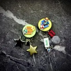 世界に一つ☆Marioイヤリング　B