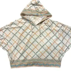 ジェラートピケ 大人用 ケープ フード付き 美品