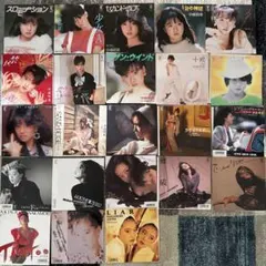 美品美盤 中森明菜EPシングルレコード スローモーション ピンナップ付