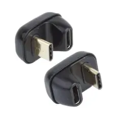 Type-C 変換アダプタ U字型 100W タイプC 変換コネクタ 2個