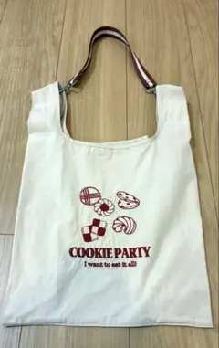 サマンサモスモスホームズ ポケッタブルマルシバッグ クッキー刺繍のサムネイル