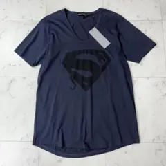 新品 ラッドミュージシャン Tシャツ スーパーマン ネイビーパープル サイズ46のサムネイル
