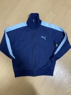 PUMA ジャージ ネイビー/ライトブルー