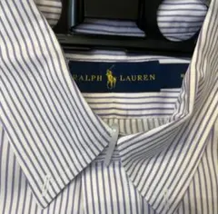 【クリーニング済】MサイズRalph Lauren長袖ストライプシャツ
