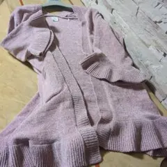 試着のみ♡gelato piqueラメ入りロングカーディガン