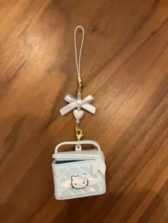 ハローキティ キルトシリーズ　ミニキーホルダー　ストラップ