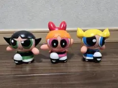 パワーパフガールズ　ソフビ　貯金箱 THE POWERPUFF GIRLS/パワーパフガールズ「ソフビ貯金箱3体セット