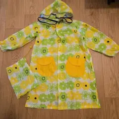 美品　ブリーズ　レインコート　カッパ　110～120　イエローのサムネイル