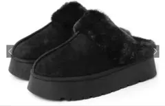 スリッポン 厚底ムートンスリッポン grl zr1089 ムートン 厚底 冬靴