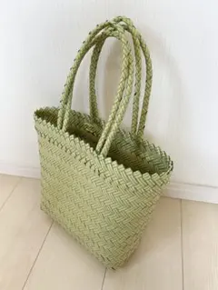 ビタミンカラー　かごバッグ　トートバッグ　夏バッグ