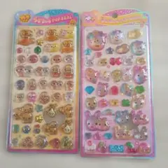 うるちゅるシール　なっとうちゃん フワフワらびちゃん