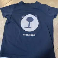 mont-bell クマプリント Tシャツ ネイビー