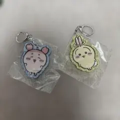 ちいかわ ラメアクリルキーホルダー5 古本屋 うさぎ セット売り