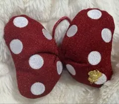 ミニー　リボン　ヘアゴム 大