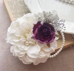 先週人気NO1！　ローズ　コサージュ　入学　卒業式にオススメ！