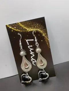 シルバーハートピアス