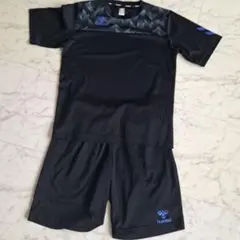 hummel Tシャツ ハーフパンツ セットアップ ブラックのサムネイル