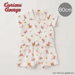 petitmain プティマイン おさるのジョージ セットアップ 半袖 80cm