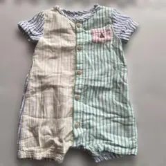 baby GAP ストライプロンパース 12-18ヶ月