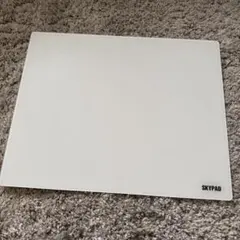 skypad ホワイト ガラスマウスパッドXL