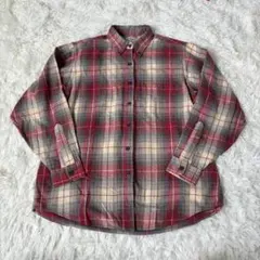 オンブレチェックシャツ シャツ