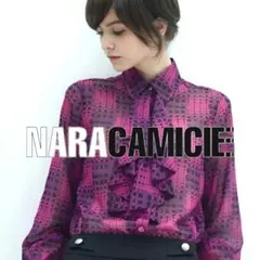 【未使用28600円】ナラカミーチェ♦完売✨グラデスクエアドットドレープフリル