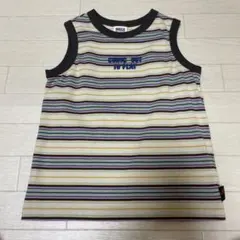 BREEZE ストライプ ノースリーブ タンクトップ110