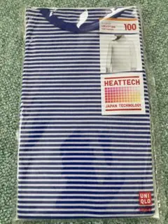 新品　ユニクロ　ヒートテック　アンダーシャツ 100cm ストライプ