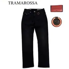​【未使用品】トラマロッサ スキニー黒デニム GIOTTO 29 イタリア製 未使用品】トラマロッサ スキニー黒デニム GIOTTO 29 イタリア製