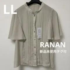 ラナン☆新品タグ付☆ ピンタックフレアー袖ブラウスのサムネイル