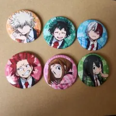 6点セット　全種類　ヒロアカ　あったか半纏　缶バッジ