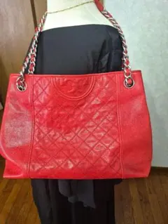 【美品】SALE中お値下げ！トリーバーチ トートバッグ ショルダーレザー