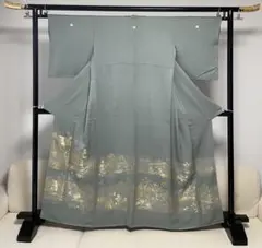 色留袖　留袖　着物　正絹　金糸　金彩　高級　美品のサムネイル