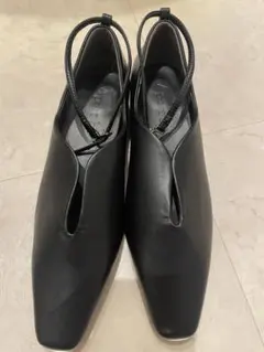 【apart by lowrys】クロスフラットサンダル(ブラック)38 apart by lowrys】クロスフラットサンダル(ブラック)38 A part