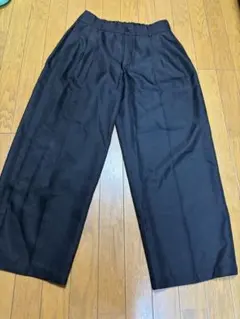 メンズ ワイドスラックス