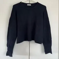 earth music&ecology ネイビー ニット 長袖