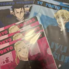 一番くじ 東京リベンジャーズ クリアファイル 場地圭介 松野千冬 龍宮寺堅