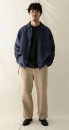 confect 12.5oz リネンデニムGジャン サイズ4