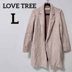 LOVE TREE レディース　アウター　ピンク チェスターコート 【L】