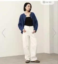 SOMETHING HANAタックカーブデニムパンツサムシングのサムネイル