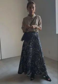 AMERI vintage/フレアスカート/サイズSのサムネイル