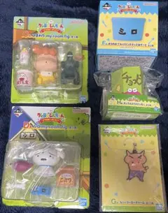 一番くじ クレヨンしんちゃん ～オラお腹いっぱいだゾ～　C賞　D賞　他　セット