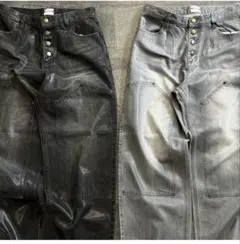 ダブルニー デニム