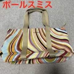 美品　Paul Smith ポールスミス総柄　トートバッグ　ハンドバッグ　男女