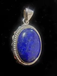 ラピスラズリ シルバーペンダント 約4.5cm
