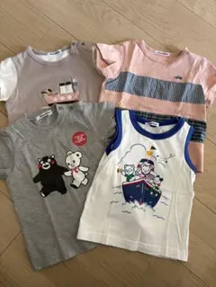 familiar Tシャツ パンツセット 110cm リバーシブルハーフパンツ