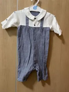 ファミリア　ロンパース カバーオール　70 重ね着風